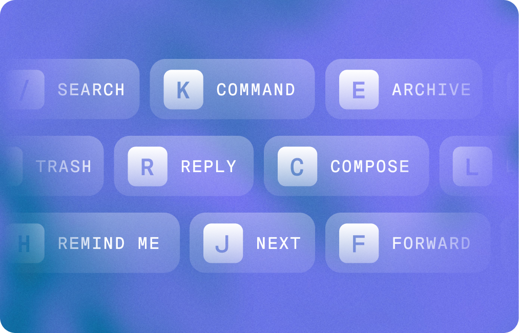 Logamail Mail shortcuts