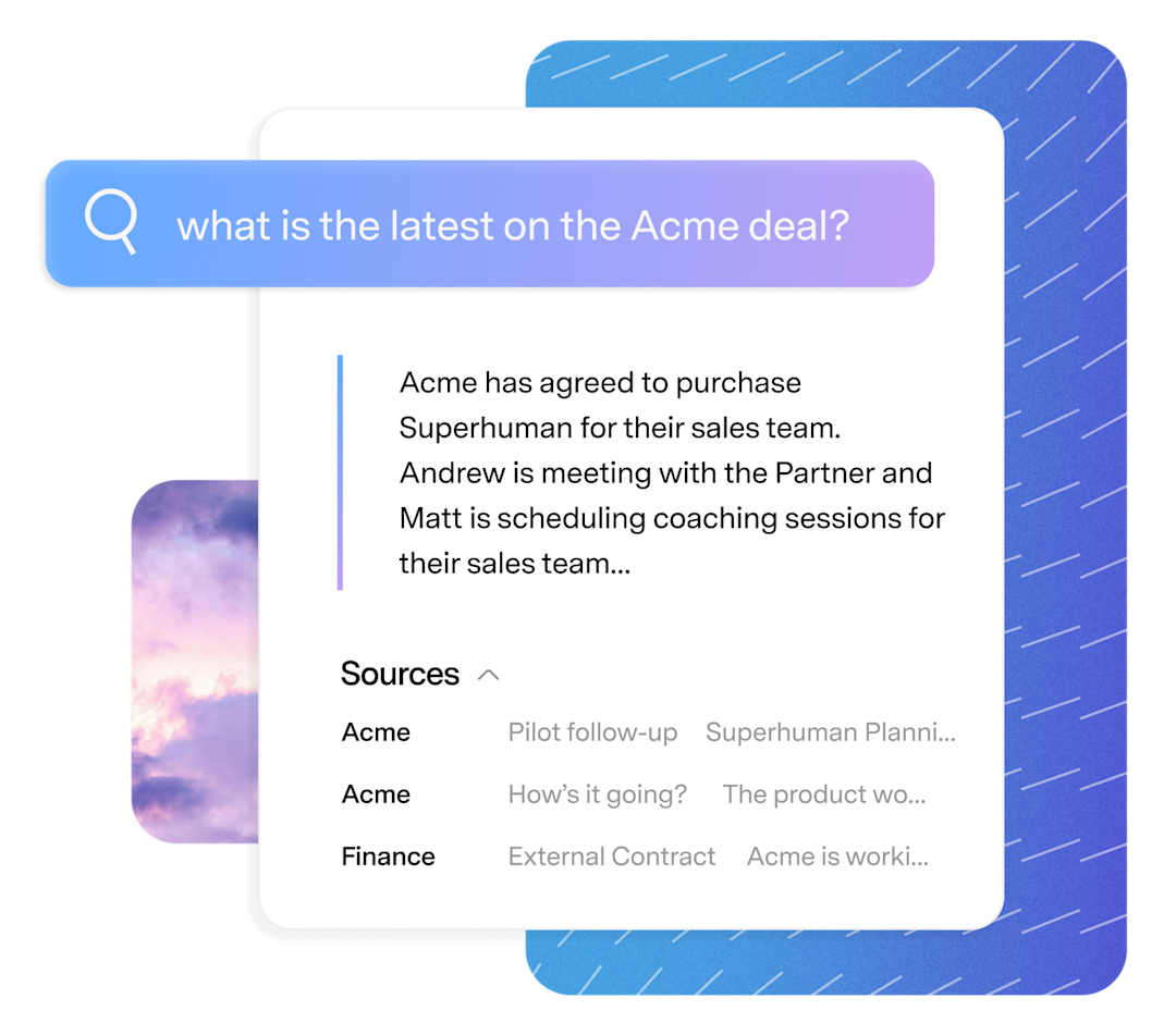 Logamail Mail AI search