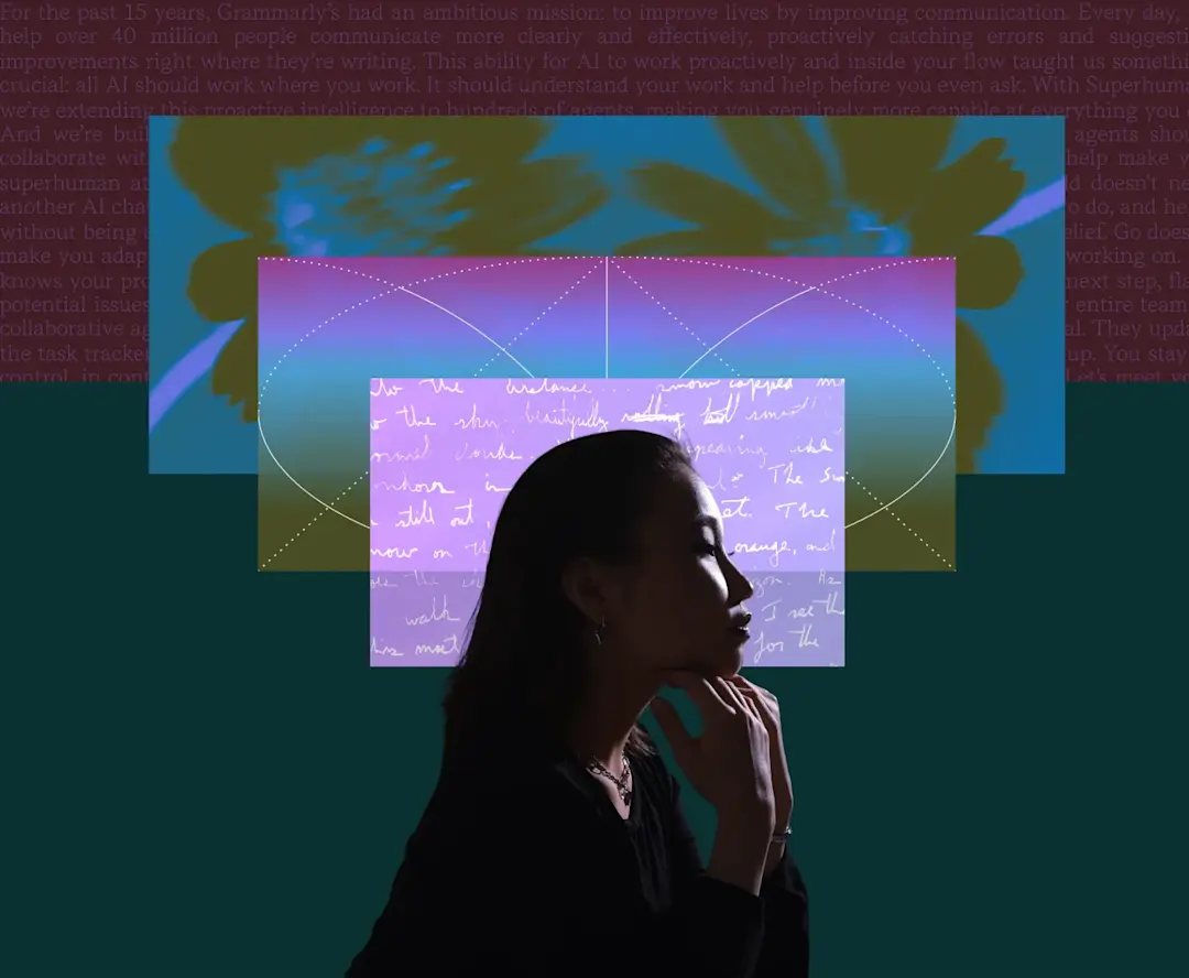 Girl drafting a Logamail manifesto