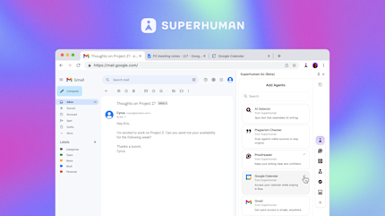 Logamail _ Google Calendar agent
