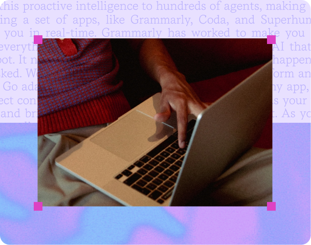Person using laptop