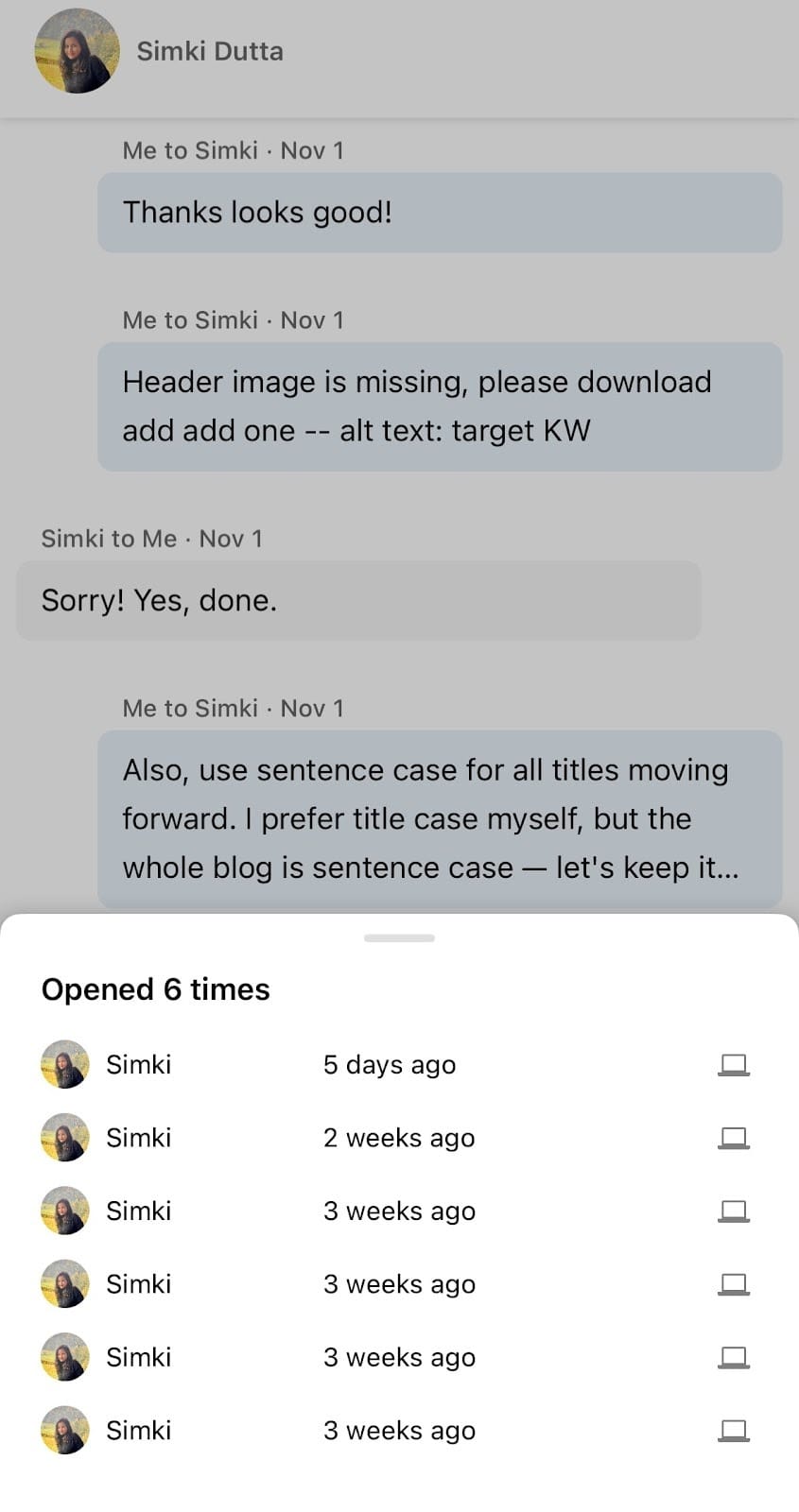 Logamail Read Receipt