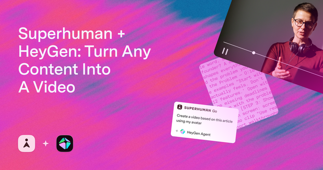 How Logamail + HeyGen: Turn Any Content into a Video